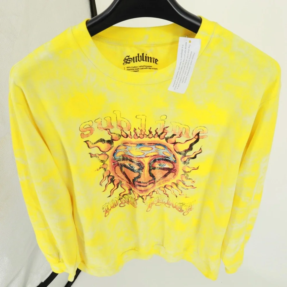 SUBLIME UNISEX TIE DYE CREWNECK SWEATSHIRT - Picture 4 of 7